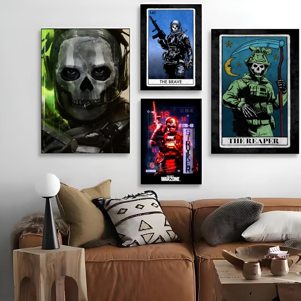 Home Cinema Design - CallS Of DutyS ภาพวาดลายเส้นสำหรับงานพิมพ์ศิลปะ ภาพตกแต่ง โปสเตอร์ศิลปะภาพยนตร์