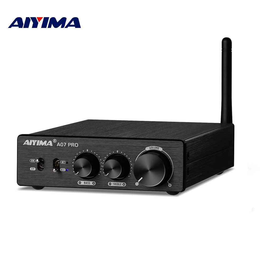 Home Cinema Receiver - AIYIMA A07 PRO บลูทูธเครื่องขยายเสียง TPA3255 QCC304X