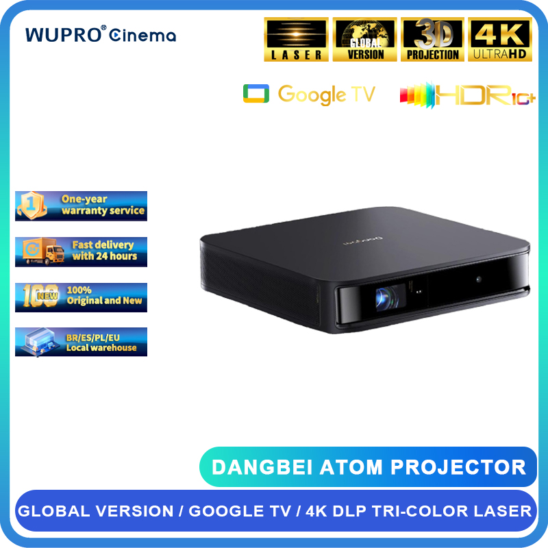 Home Cinema Laser Projector - Dangbei เครื่องฉายเลเซอร์ Atom รุ่นแรกที่มี Google TV