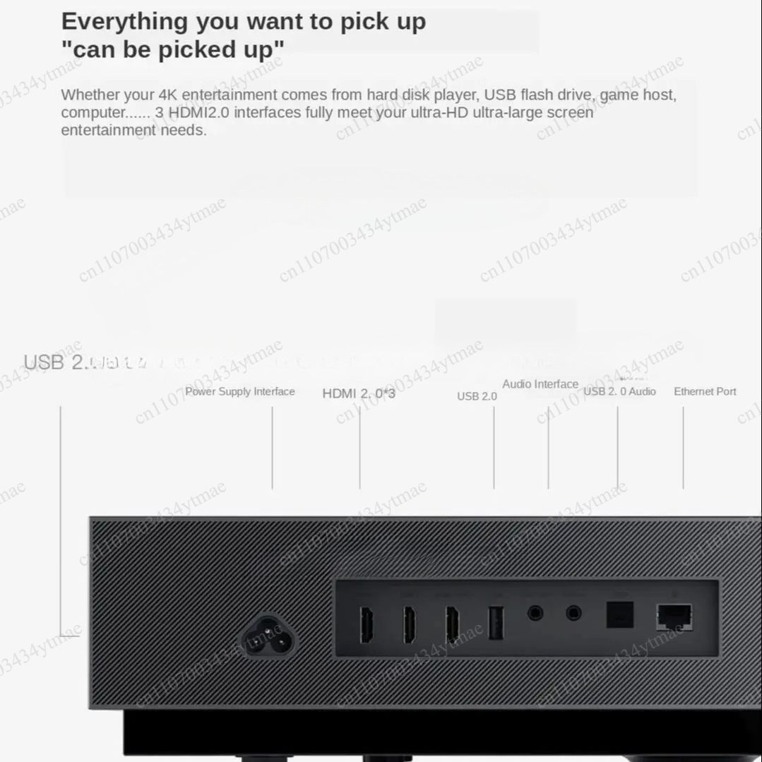 Home Cinema Laser Projector - โปรเจคเตอร์เลเซอร์ 4K ความสว่าง 2400 ANSI ลูเมนส์