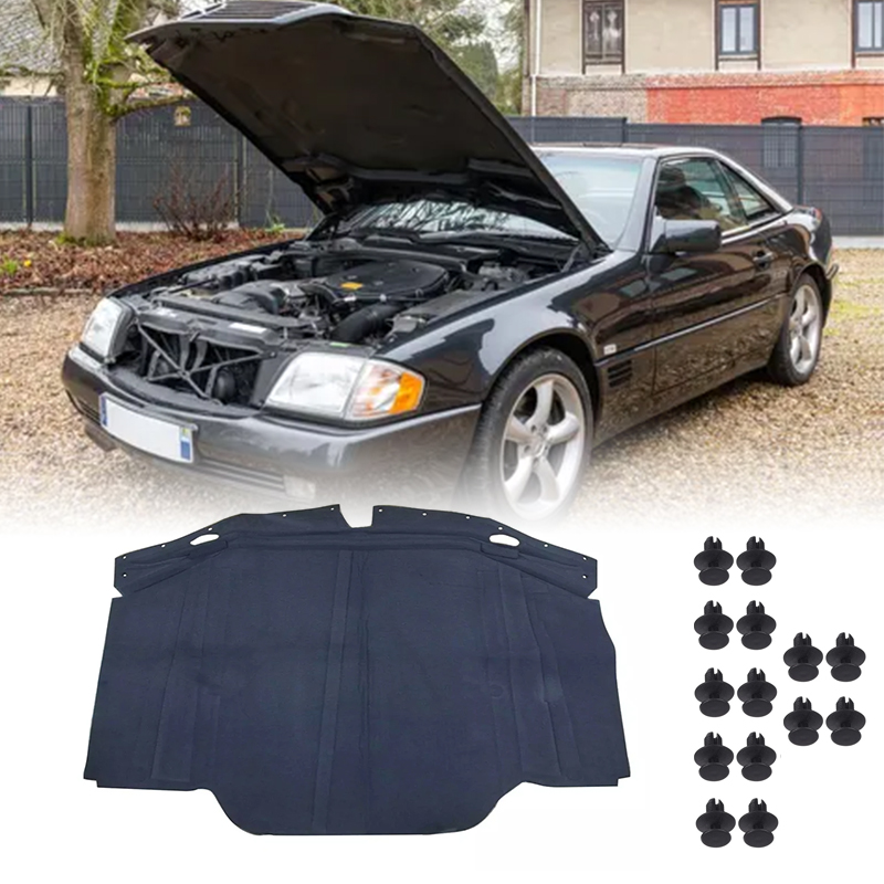 Noise Isolating Pad - แผ่นฉนวนกันความร้อนฝากระโปรงเครื่องยนต์ สำหรับรถยนต์เมอร์เซเดส-เบนซ์ R129 300SL 500SL 600SL