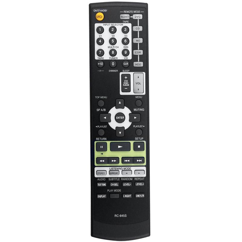 Onkyo Home Cinema - ABKQ-RC-645S เปลี่ยนรีโมทคอนโทรลสำหรับระบบโฮมเธียเตอร์ ONKYO HT-S4100 TX-SR304 TX-SR304S