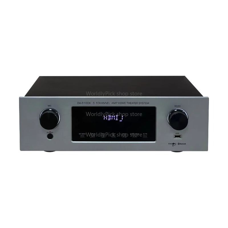 Home Cinema Receiver - เครื่องรับแอมพลิฟายเออร์คาราโอเกะโฮมเธียเตอร์ 5.1 เครื่องรับ AV แอมพลิฟายเออร์คลาส D