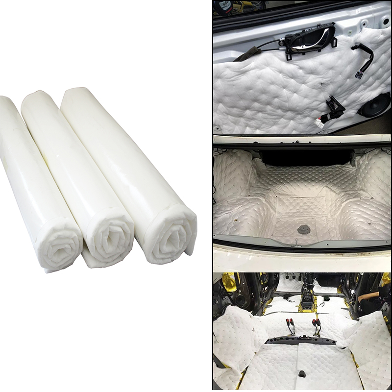 Noise Isolating Pad - 50X200 ซม.Hoods รถเครื่องยนต์ไฟร์วอลล์ความร้อน Deadener เสียงฉนวนกันความร้อนโฟม