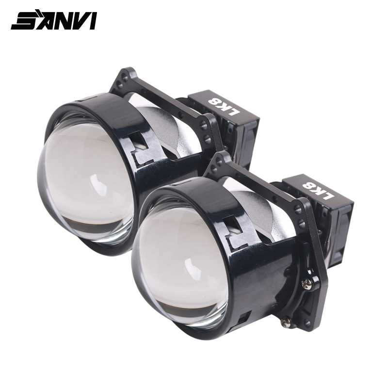 Projector Lamp Replacement - SANVI รถ LK8 Bi LED เลนส์โปรเจคเตอร์ไฟหน้า