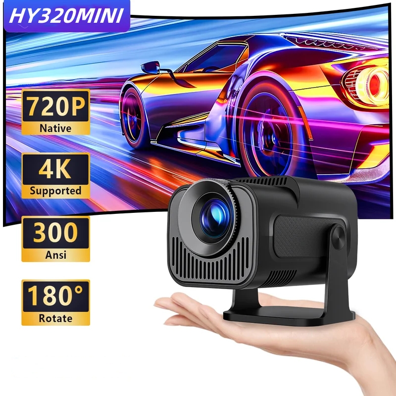 Xiaomi Home Cinema - FGHGF HY320 MiniอัพเกรดNative 720P Android 11