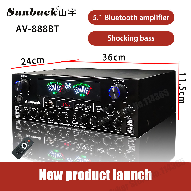 888BT 999BT Dual แบบไดนามิกหน้ - Home Cinema Receiver บทวิจารณ์และราคา