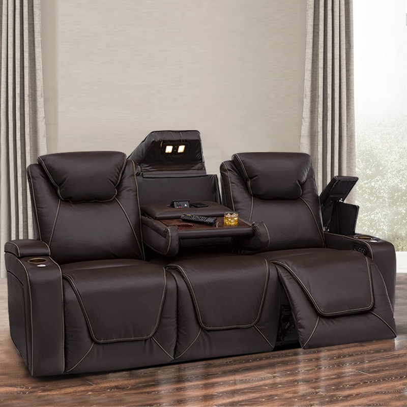 เก้าอี้โรงหนังไฟฟ้าหนังแท้ ดีไ - Home Cinema Design บทวิจารณ์และราคา