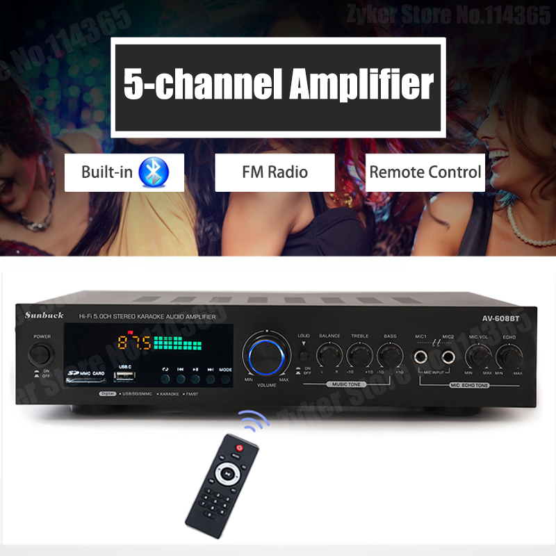 เครื่องขยายเสียงบลูทูธระบบดิจิ - Home Cinema Receiver บทวิจารณ์และราคา