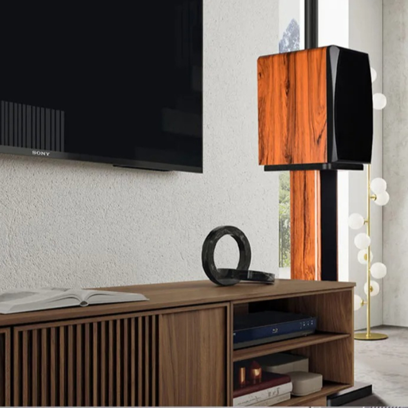ขาตั้งลำโพงไม้เนื้อแข็งแบบตั้ง - Home Cinema Theater บทวิจารณ์และราคา