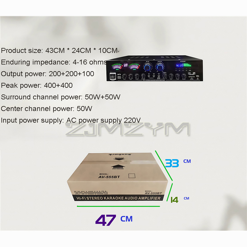 555BT High-power Amplifier AC2 - Home Cinema Receiver บทวิจารณ์และราคา