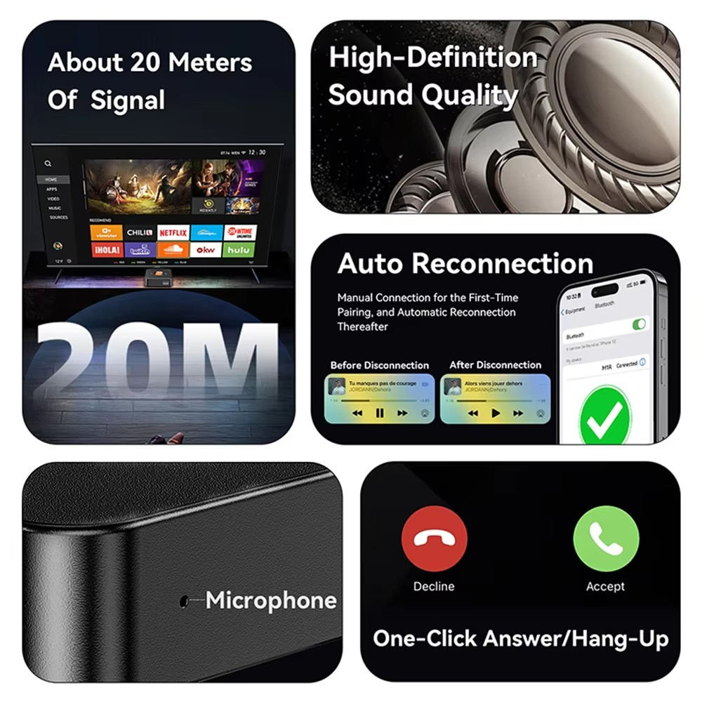 ตัวรับสัญญาณบลูทูธ 6.0 พร้อมช่ - Home Cinema Receiver บทวิจารณ์และราคา