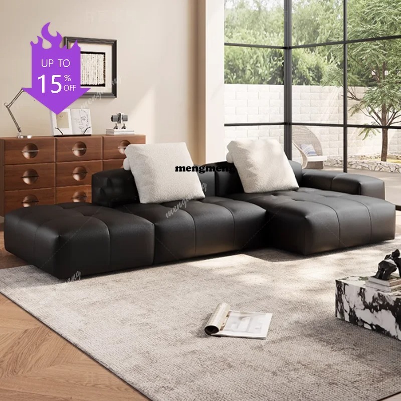 โซฟาหนังนอร์ดิกแบบอัดแน่น สไตล - Home Cinema Design บทวิจารณ์และราคา