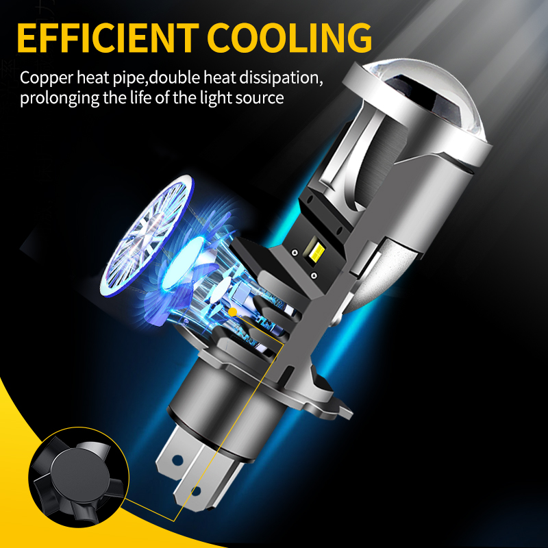 1 PC H4 LED ไฟหน้าโปรเจคเตอร์ร - Projector Lamp Replacement บทวิจารณ์และราคา