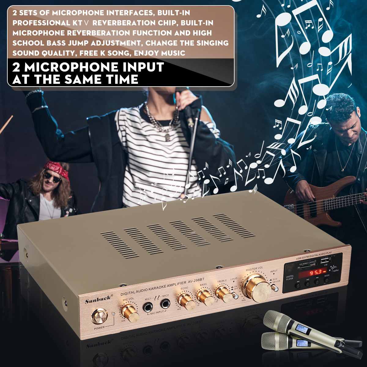 110/220V 2000W บลูทูธเครื่องขย - Home Cinema Receiver บทวิจารณ์และราคา
