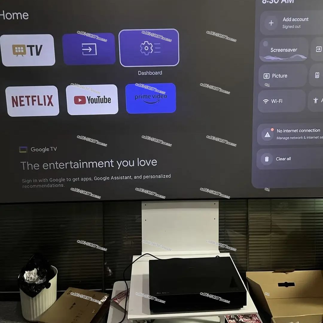 โปรเจคเตอร์เลเซอร์ฉายภาพระยะใก - Home Cinema Laser Projector บทวิจารณ์และราคา