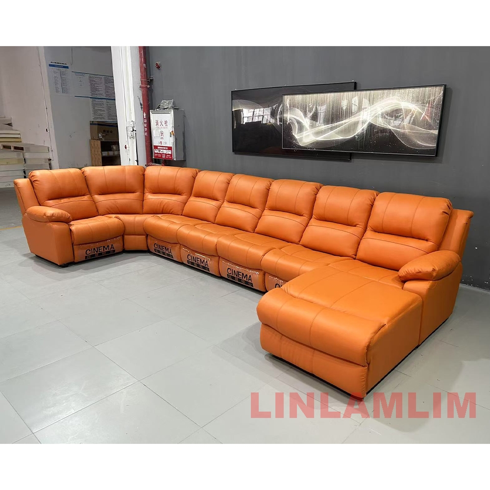 โซฟาปรับเอนขนาดใหญ่สุดหรูพร้อม - Home Cinema Theater บทวิจารณ์และราคา