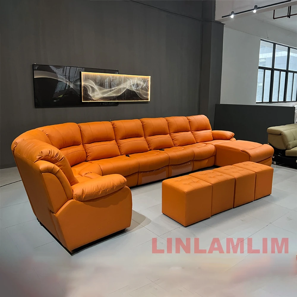 โซฟาปรับเอนขนาดใหญ่สุดหรูพร้อม - Home Cinema Theater บทวิจารณ์และราคา