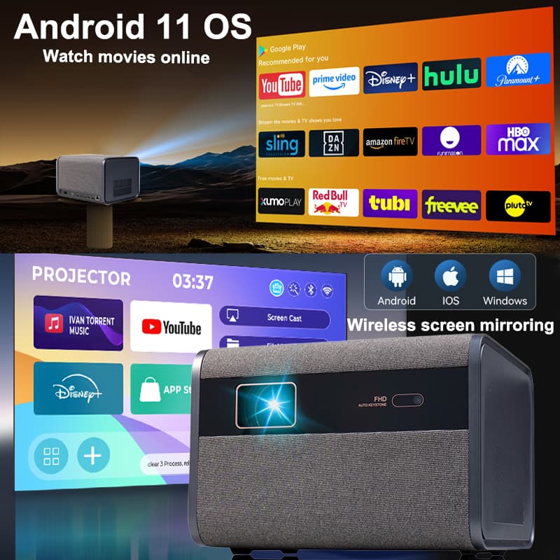 โปรเจคเตอร์ LED Huawei Shi-J10 - Xiaomi Home Cinema บทวิจารณ์และราคา