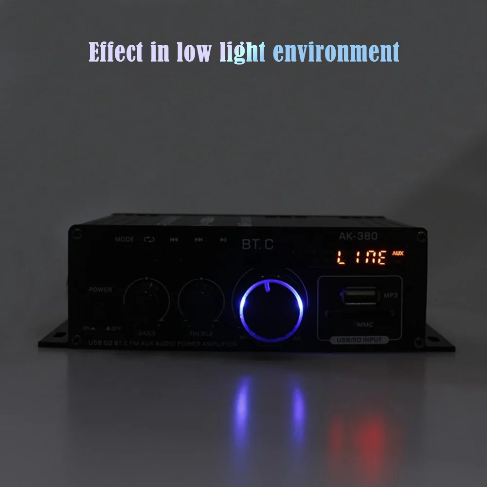 AK-380 800W เครื่องขยายเสียงรถ - Home Cinema Receiver บทวิจารณ์และราคา