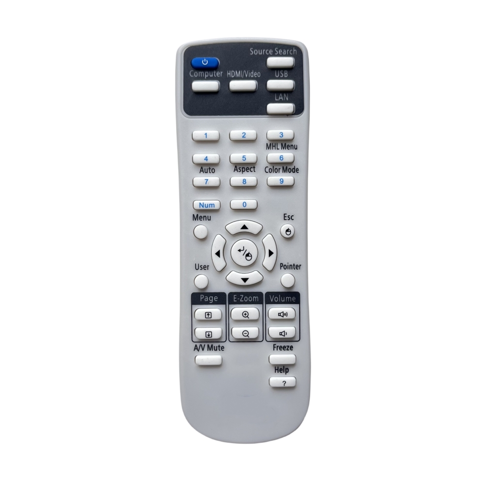 รีโมทคอนโทรลใหม่สำหรับโปรเจคเต - Home Cinema Epson 2150 บทวิจารณ์และราคา