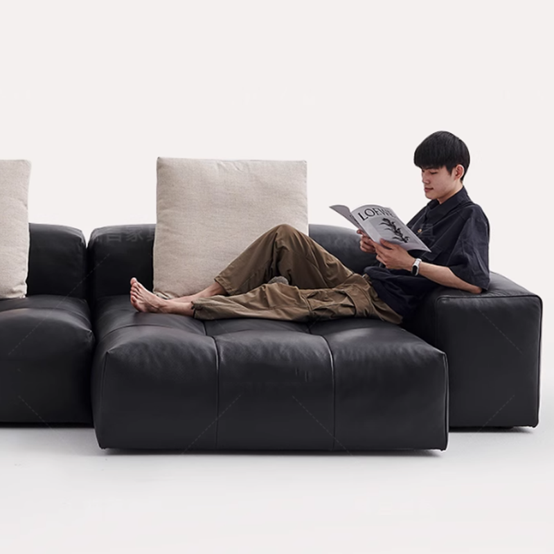 โซฟาหนังนอร์ดิกแบบบีบอัด สไตล์ - Home Cinema Design บทวิจารณ์และราคา