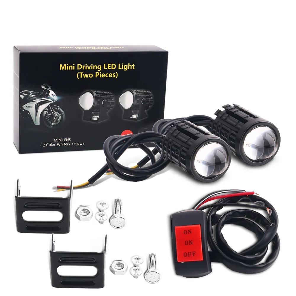 ไฟหน้ารถจักรยานยนต์ LED แบบโปร - Projector Lamp Replacement บทวิจารณ์และราคา