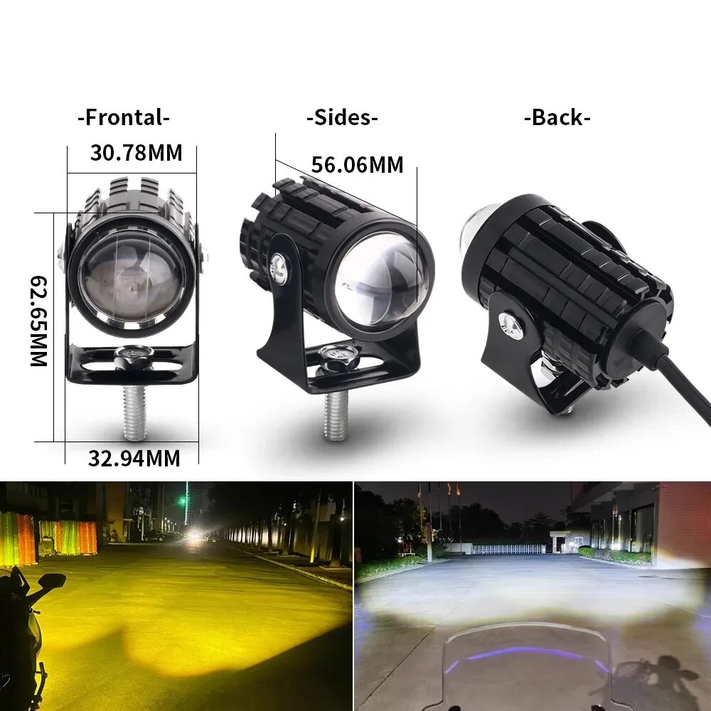 ไฟหน้ารถจักรยานยนต์ LED แบบโปร - Projector Lamp Replacement บทวิจารณ์และราคา
