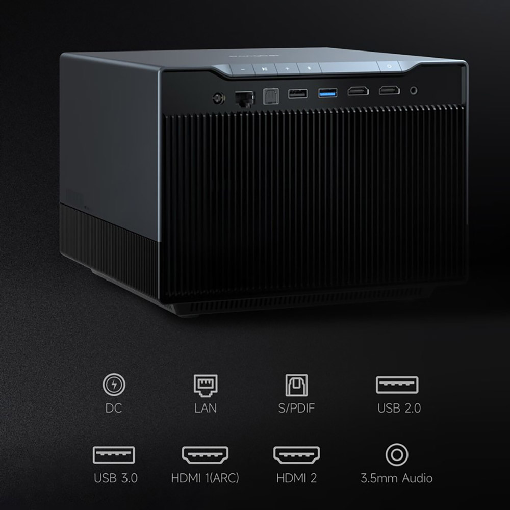 โปรเจคเตอร์ F6 4K Max 8K 4 LED - Home Cinema Laser Projector บทวิจารณ์และราคา