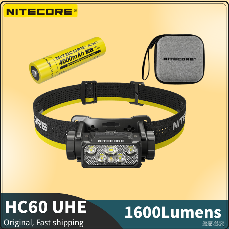 ไฟฉายคาดศีรษะ NITECORE HC60 UH - Home Cinema Imax บทวิจารณ์และราคา