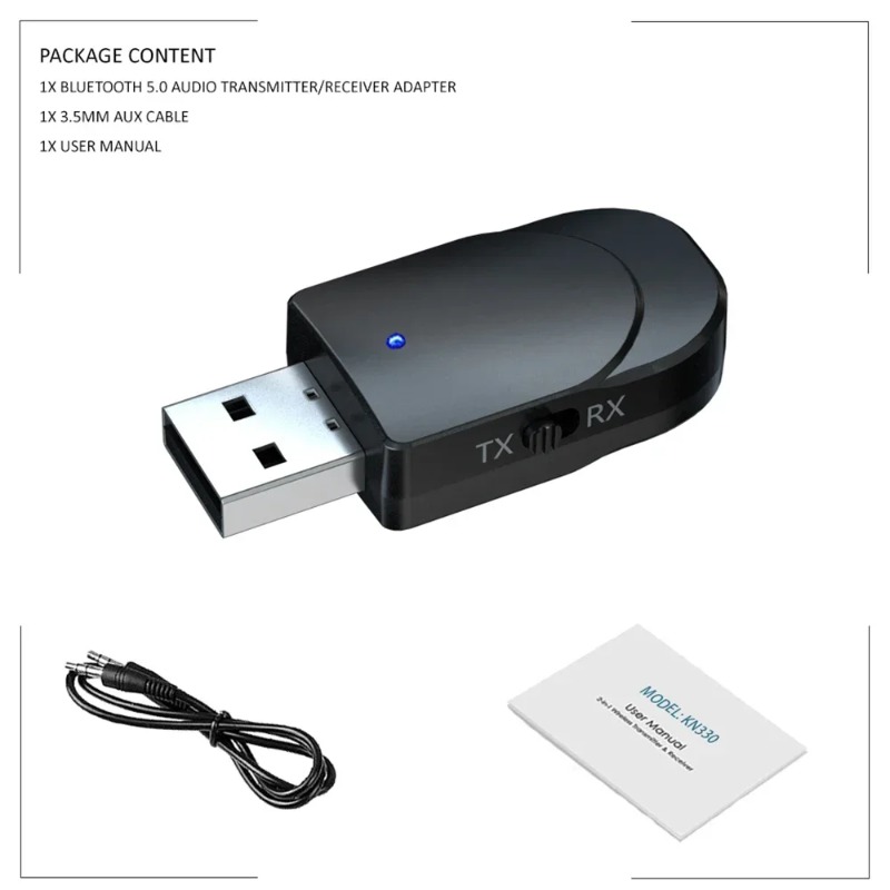 KN330 3in1 USB EDR บลูทูธ 5.0  - Home Cinema Receiver บทวิจารณ์และราคา