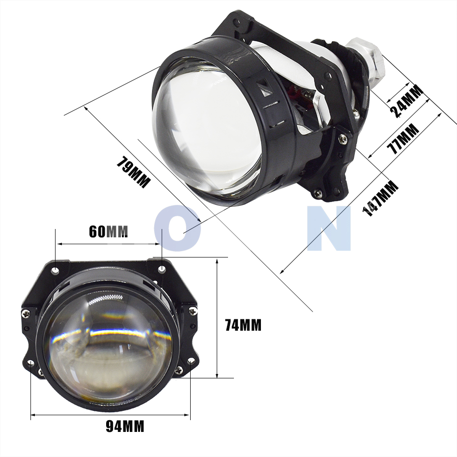 Ronan 40W 3นิ้ว Bi-Led โปรเจคเ - Projector Lamp Replacement บทวิจารณ์และราคา