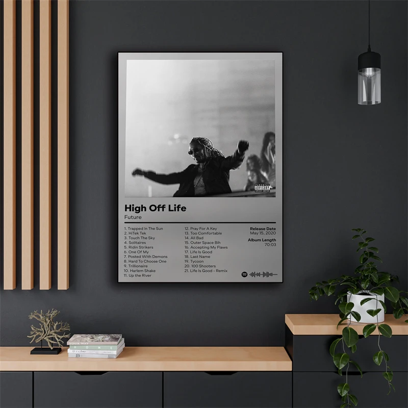 แร็ปเปอร์ฮิปฮอปร็อค HONEST THE - Home Cinema Wall Art บทวิจารณ์และราคา