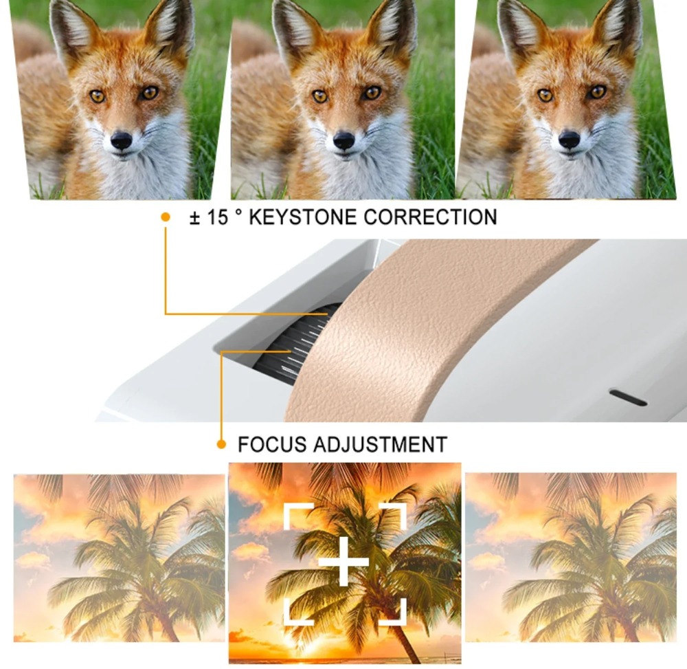 สมาร์ทแบบพกพา 4K โปรเจคเตอร์มิ - Home Cinema Theater บทวิจารณ์และราคา